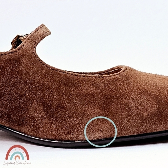 New! Madewell The Nettie Heeled Mary Jane in Soft Mahogany Leather Suede - Picture 11 of 16